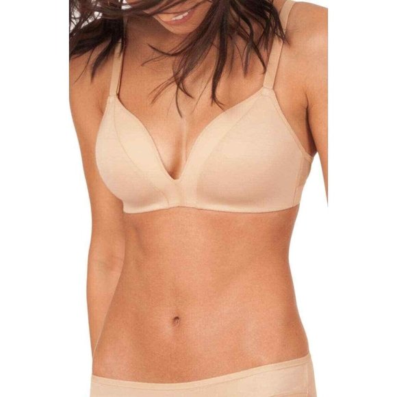 Lively The Mesh Trim No-Wire Nude Bra NWT - Picture 1 of 6